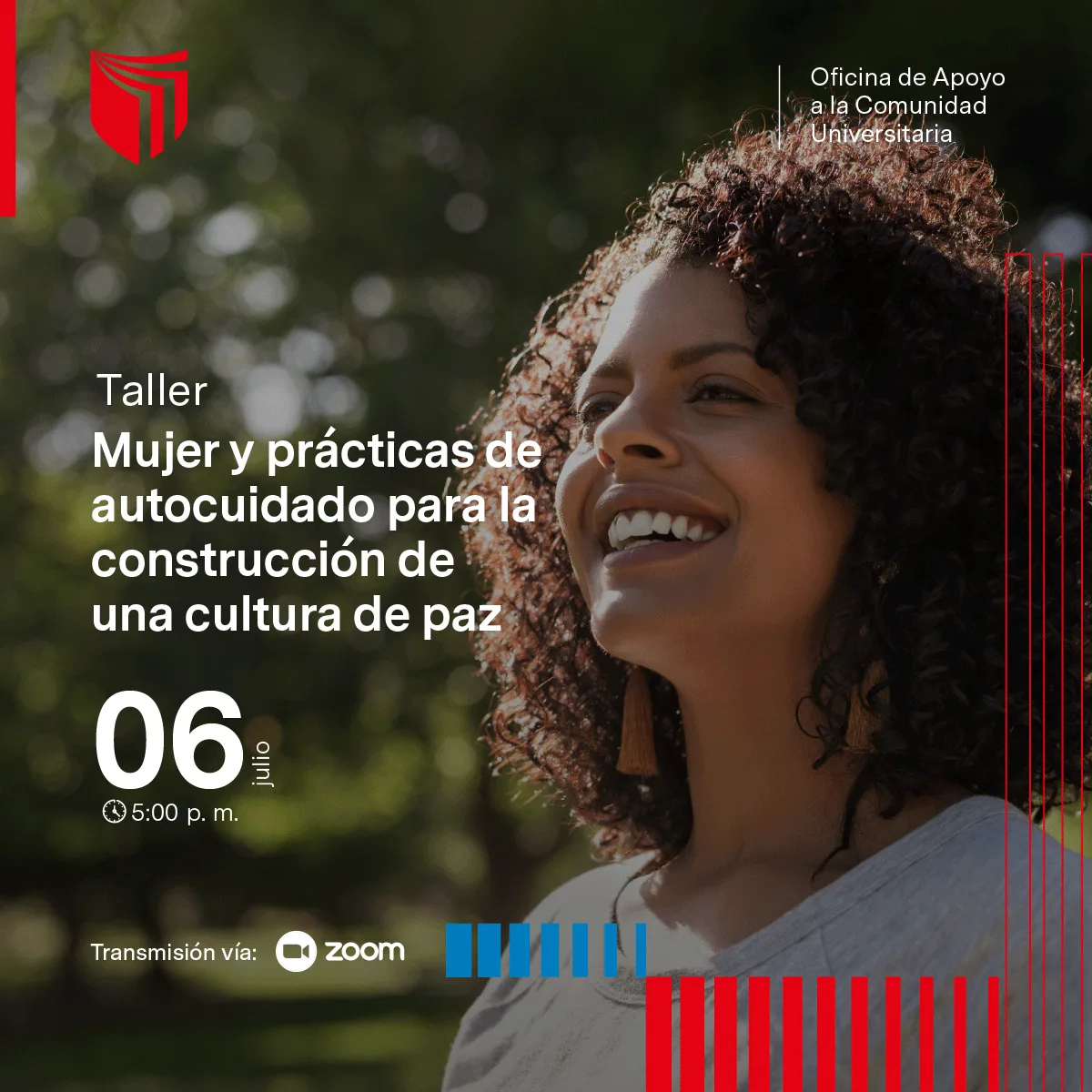 Taller: Mujer y prácticas de autocuidado para la construcción de una cultura de paz