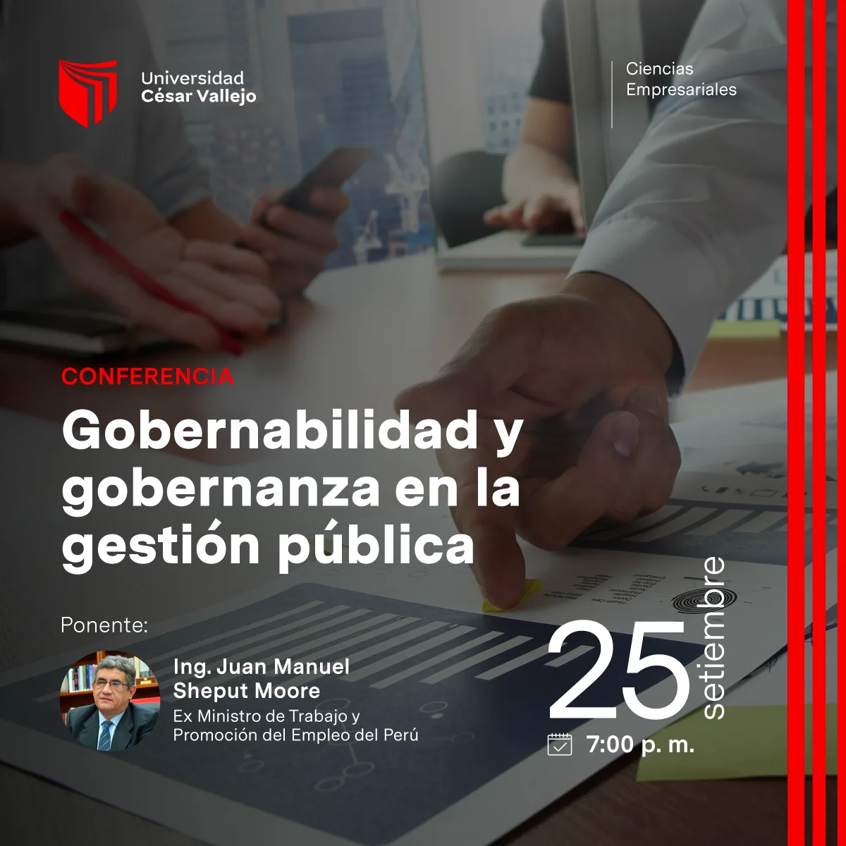 Conferencia: Gobernabilidad y gobernanza en la gestión pública
