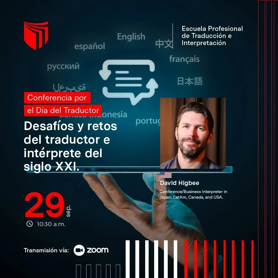 Conferencia por el Día del Traductor: Desafíos y retos del traductor e intérprete del siglo XXI