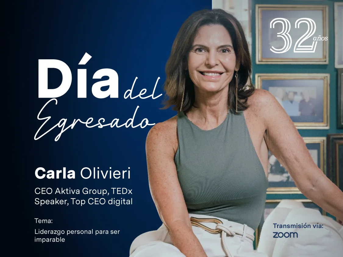 Conferencia por el Día del Egresado: Liderazgo personal para ser imparable