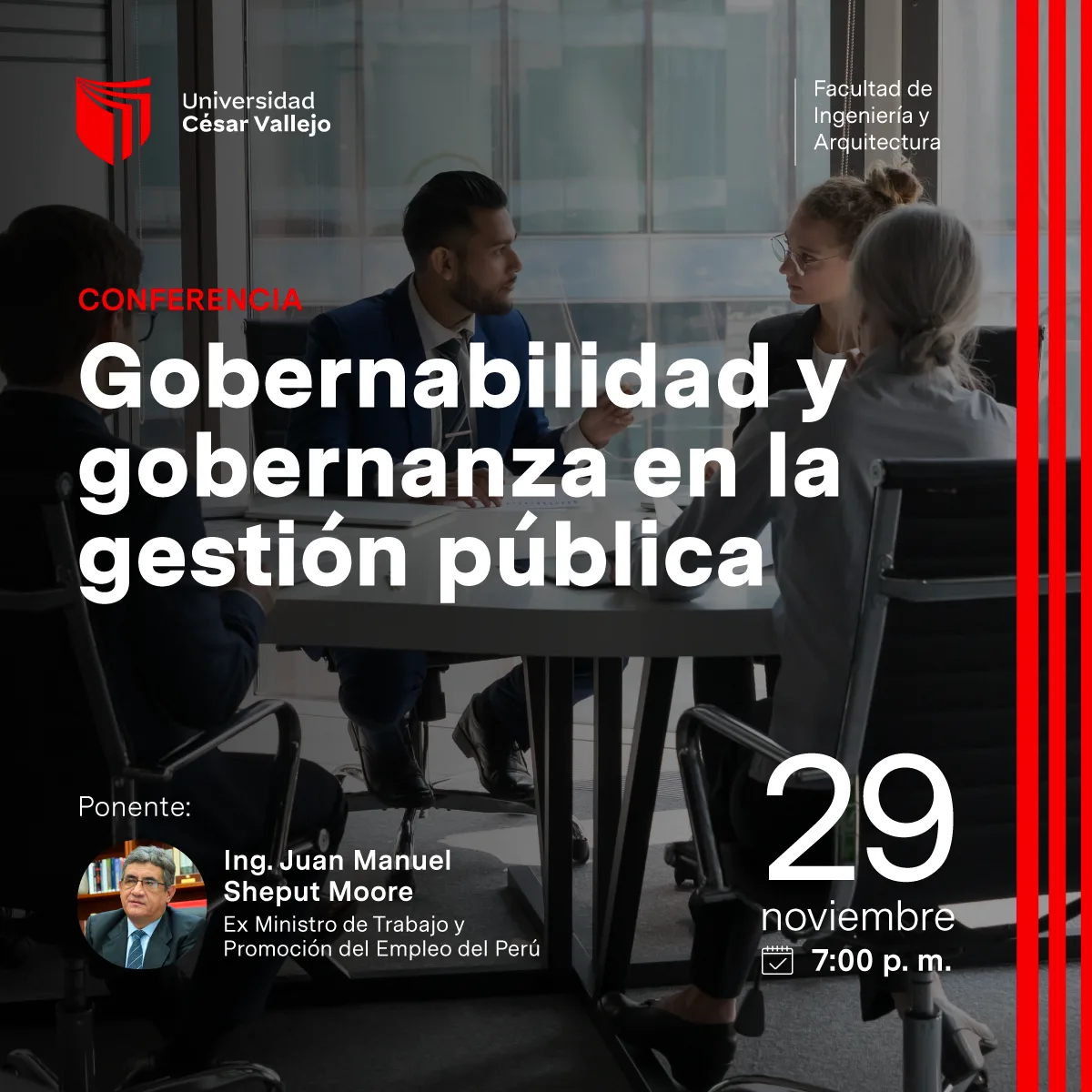Conferencia: Gobernabilidad y gobernanza en la gestión pública