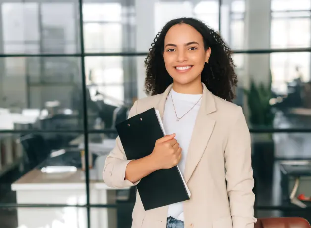 Mujer estudiante de ingeniería