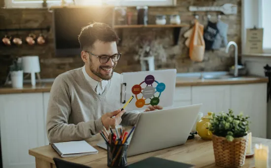 Remote Jobs You Can Get with an Online Bachelor’s Degree in Marketing Student in a virtual class