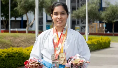 Karate, disciplina y futuro: egresada de la UCV que llevó al Perú a lo más alto hoy forma a nuevos talentos