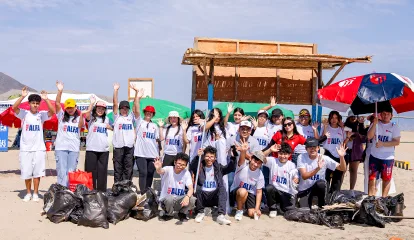 Chimbote: estudiantes del programa ALFA realizaron jornada de responsabilidad social en la playa El Dorado