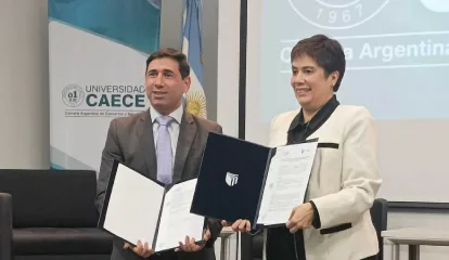 UCV amplía su red internacional al suscribir nuevo convenio académico con universidad argentina