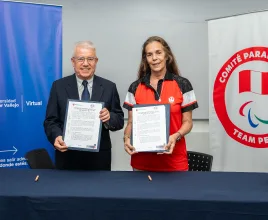 UCV firma convenio para otorgar becas completas al deportista y al agente paralímpico destacado del año